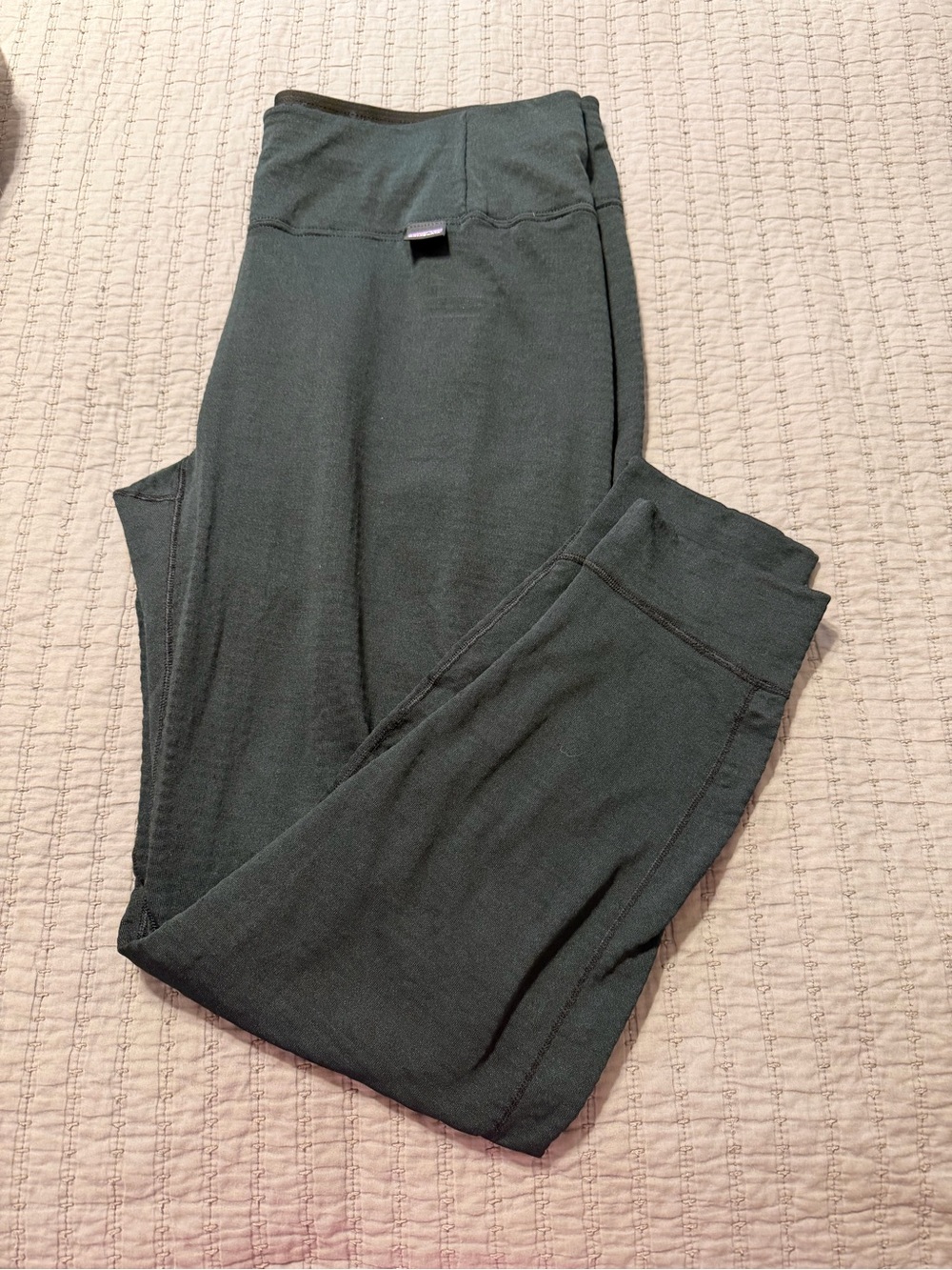 PATAGONIA Thermal Weight Capilene Base Layer Leggings Women’s Black Polartec